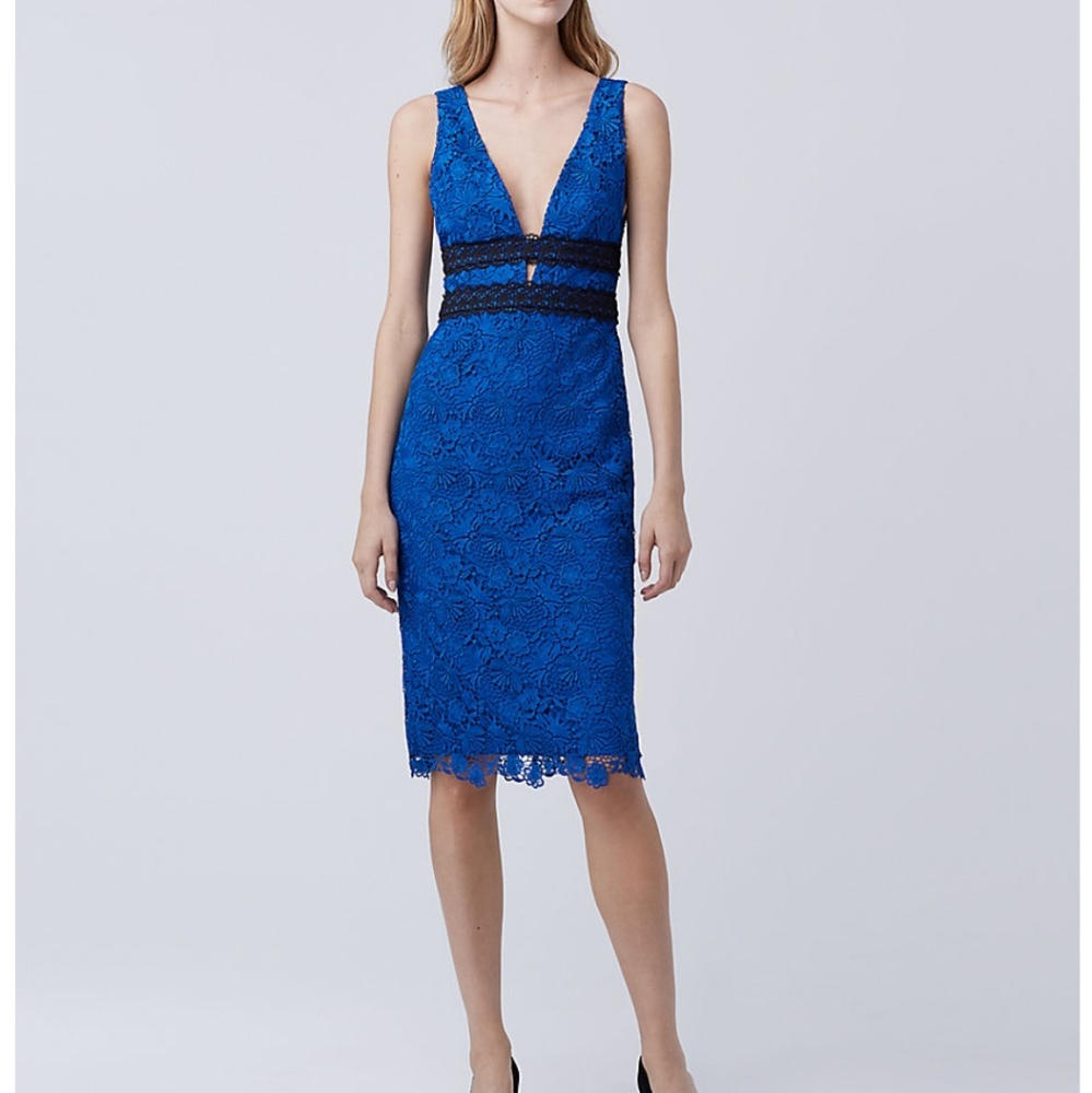 Diane von Furstenberg Viera Sleeveless lace dress